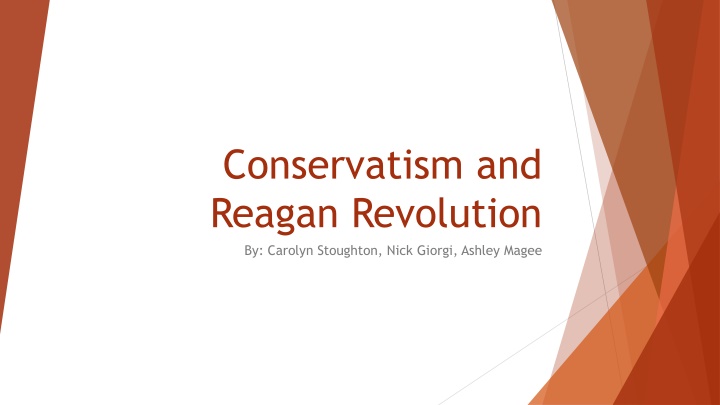 conservatism and reagan revolution by carolyn