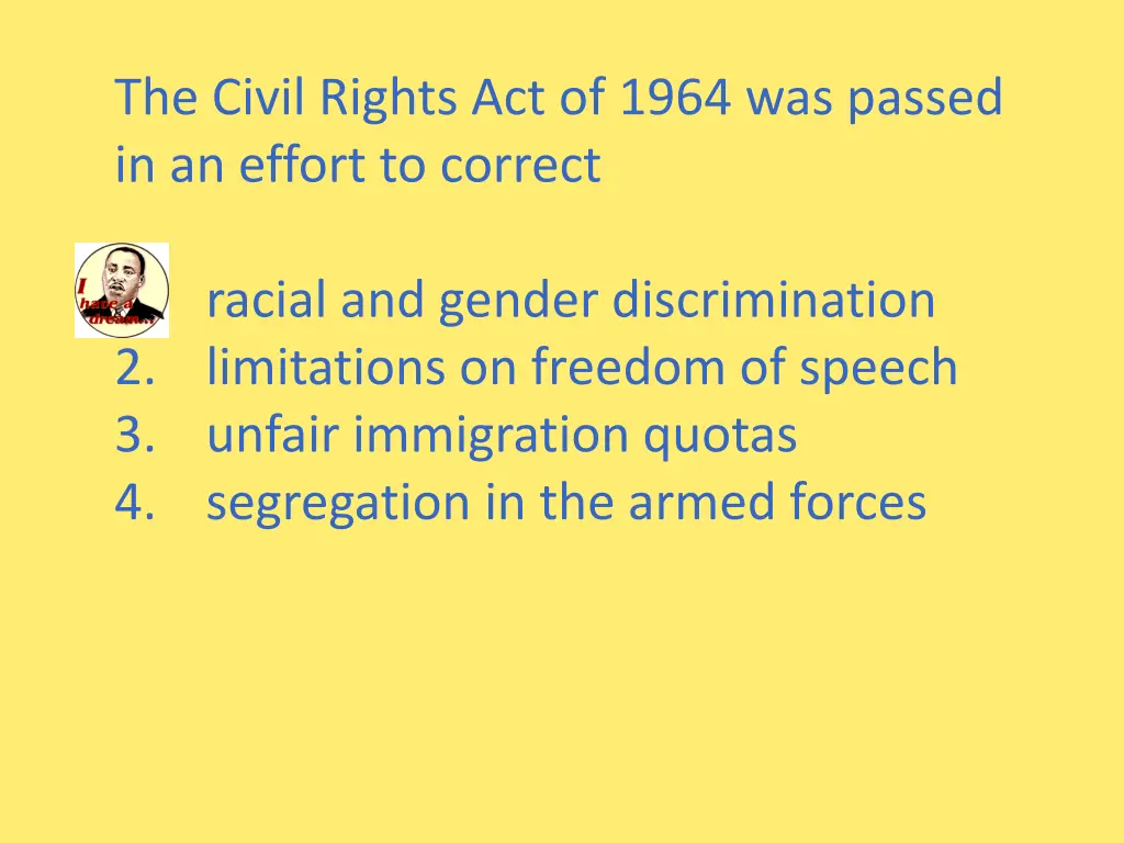 the civil rights act of 1964 was passed