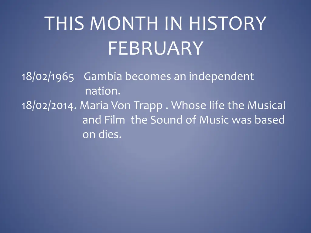 this month in history february 18