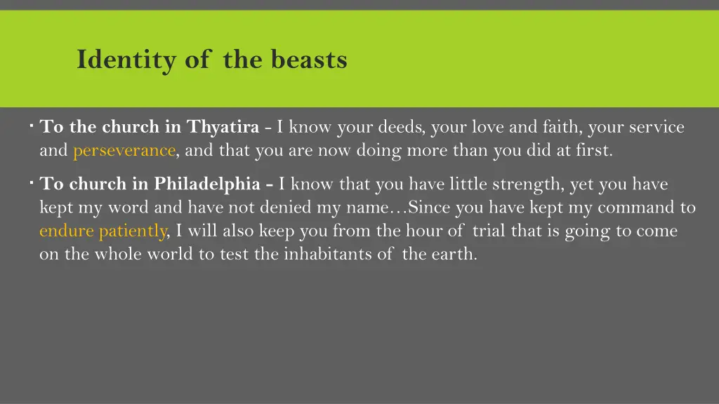 identity of the beasts 3