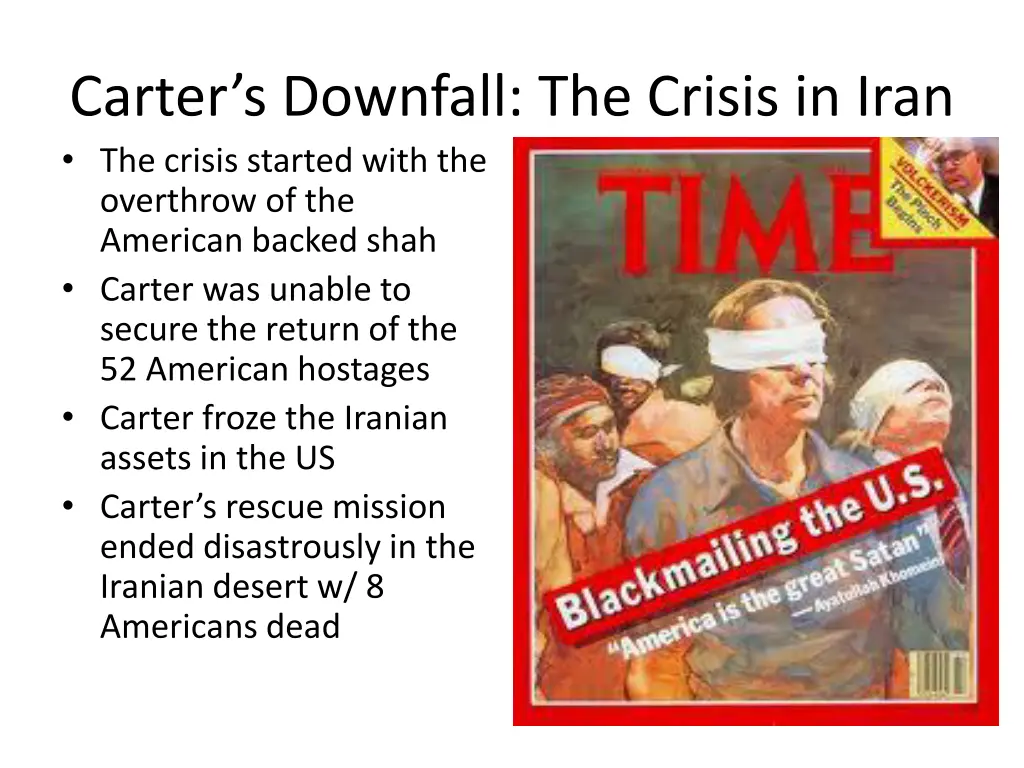 carter s downfall the crisis in iran the crisis