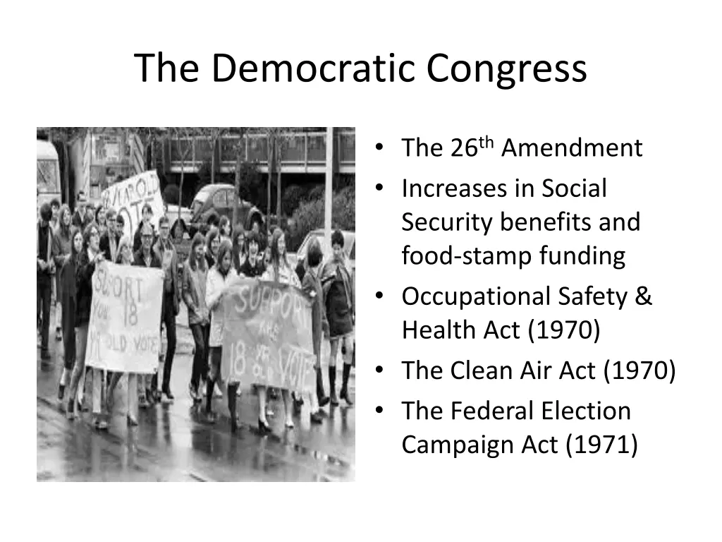 the democratic congress