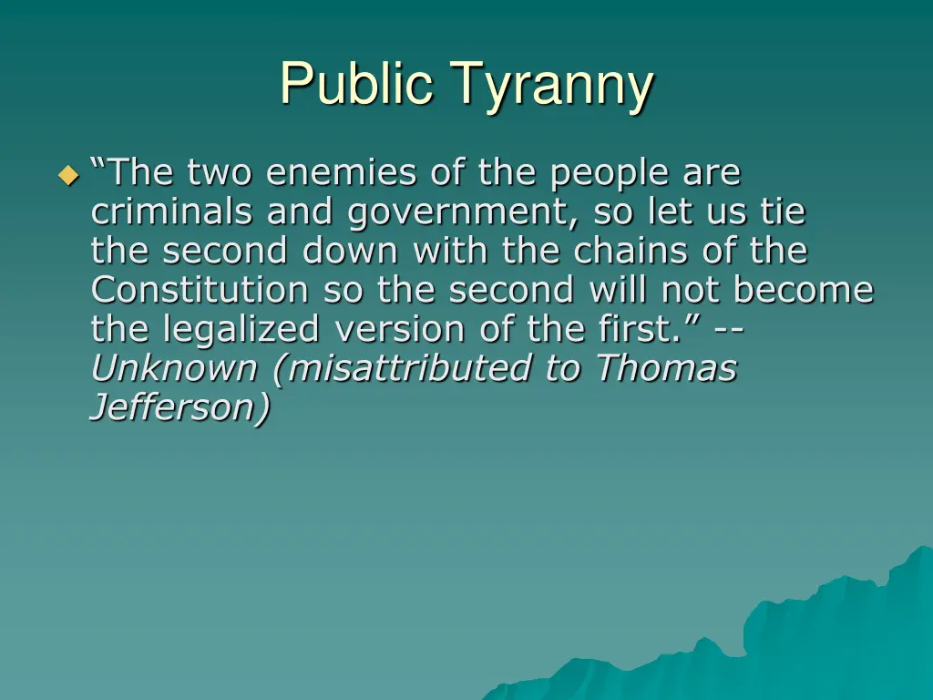 public tyranny