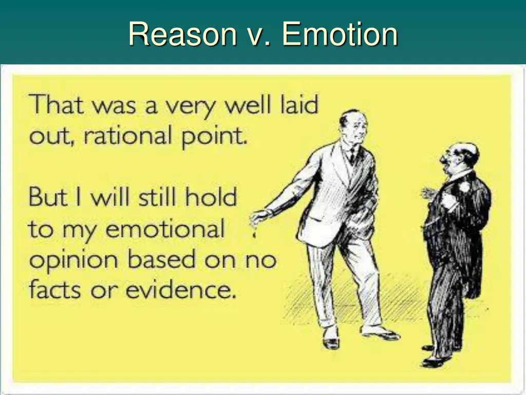 reason v emotion