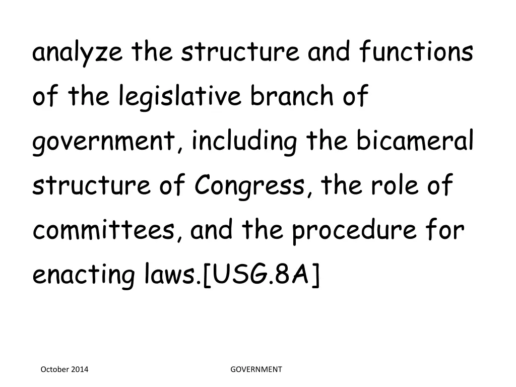 analyze the structure and functions