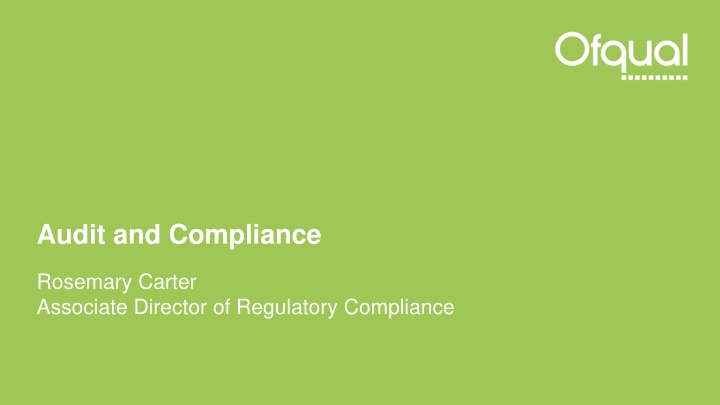 audit and compliance