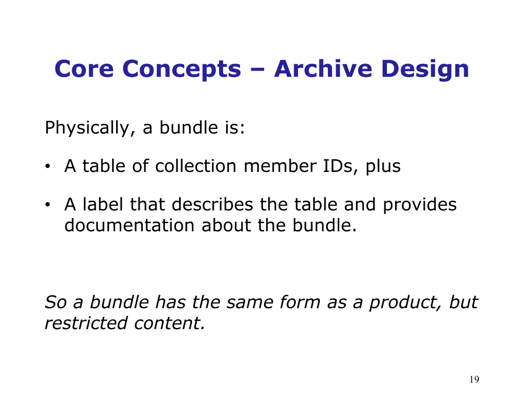 core concepts archive design 4