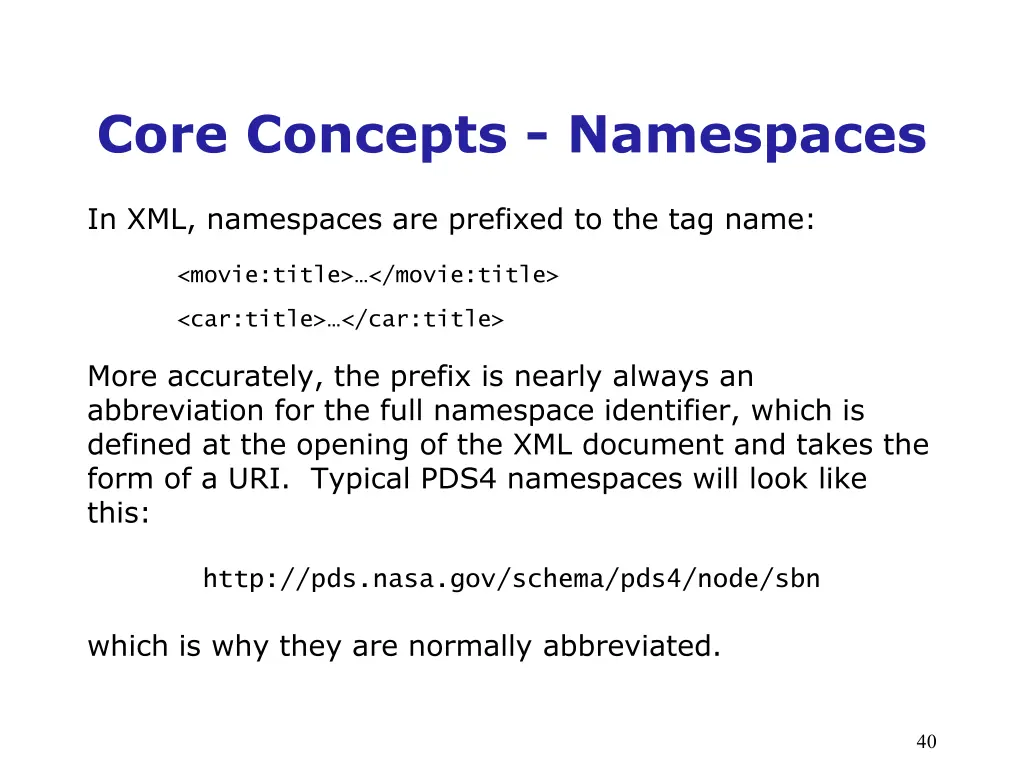 core concepts namespaces 2