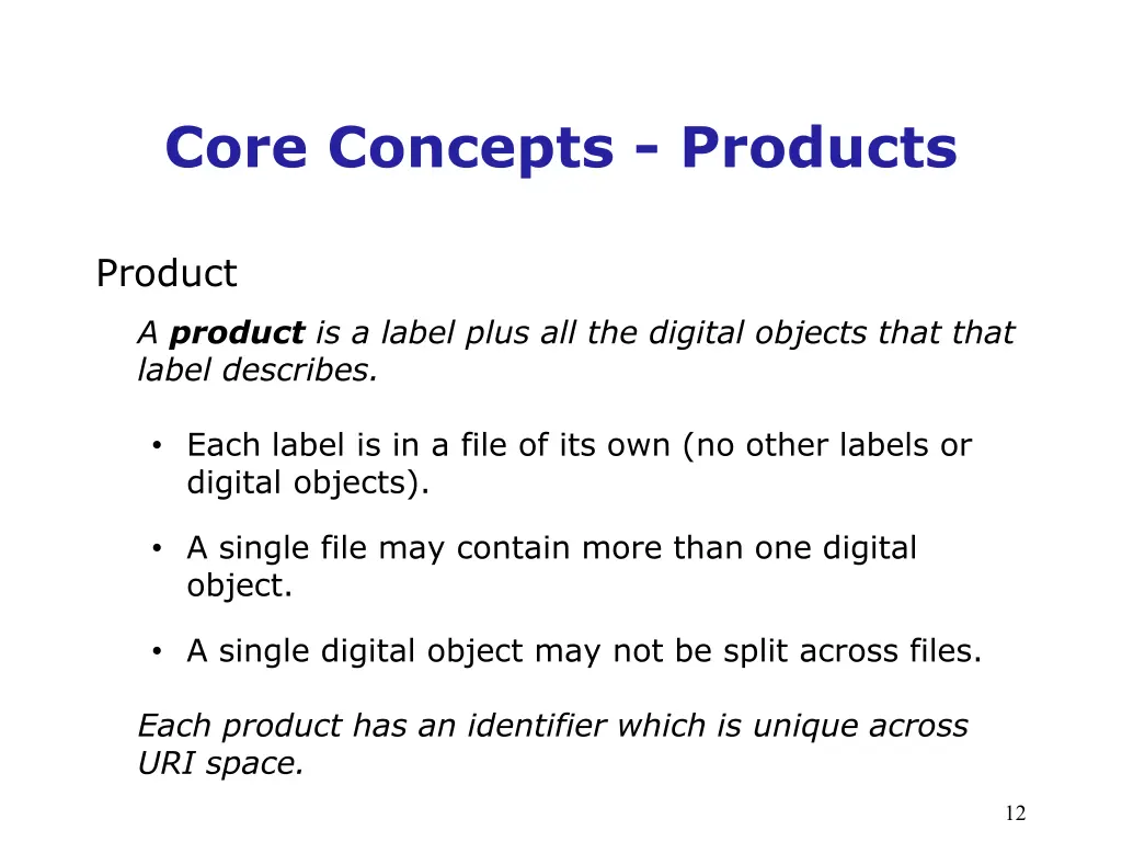 core concepts products 1