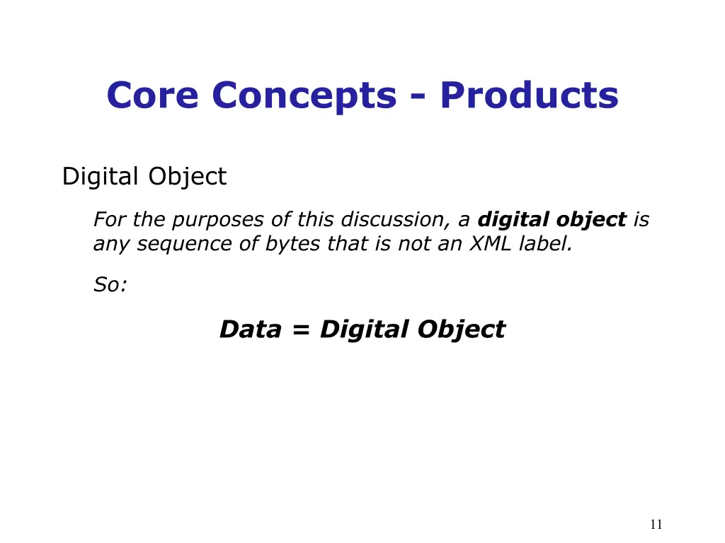 core concepts products