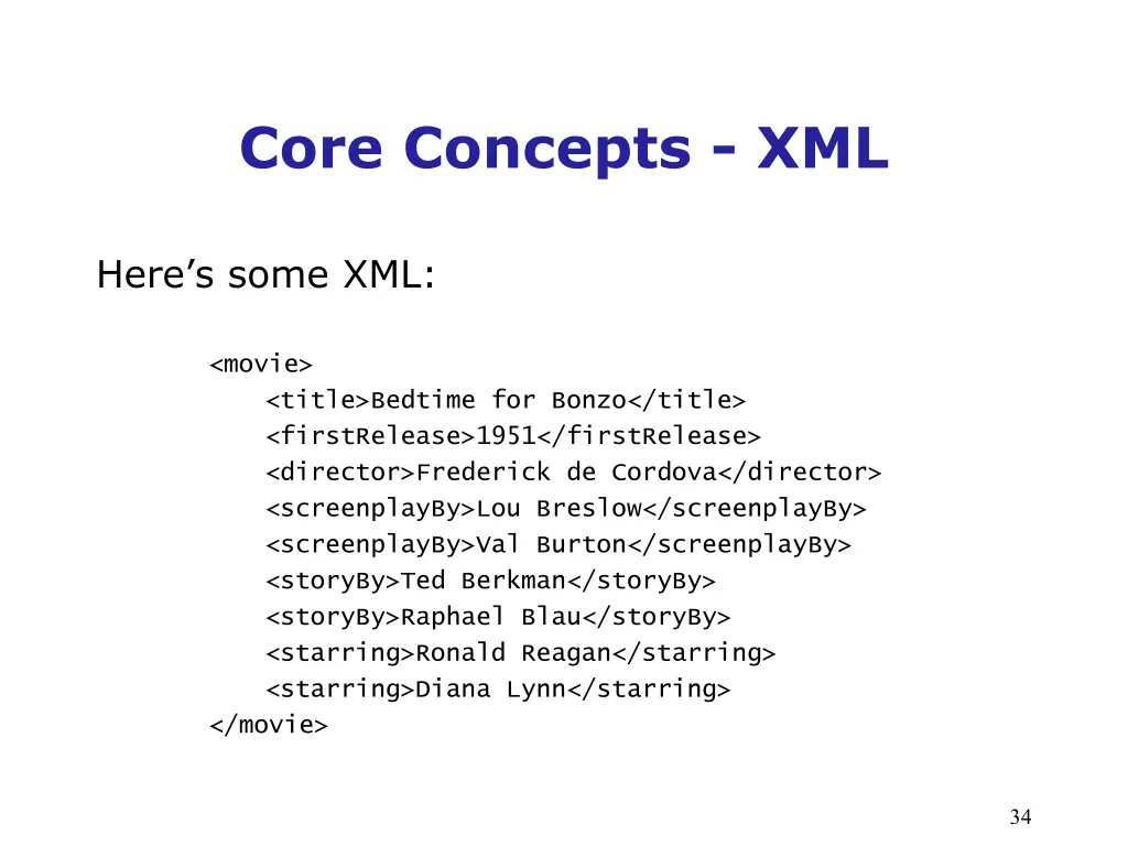 core concepts xml 1