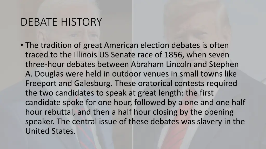 debate history