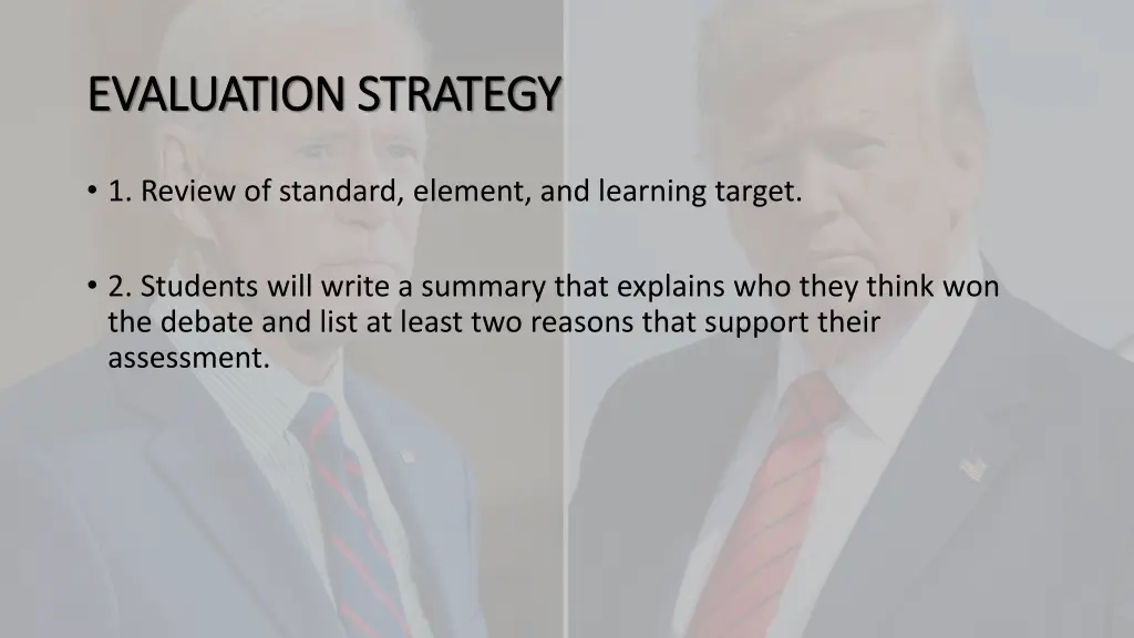 evaluation strategy evaluation strategy