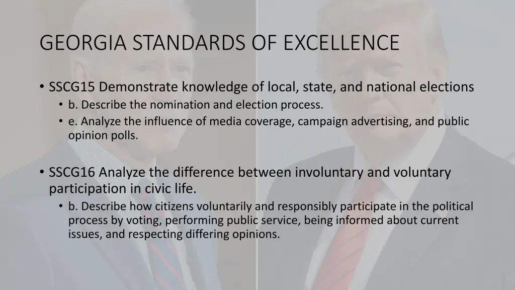 georgia standards of excellence 1