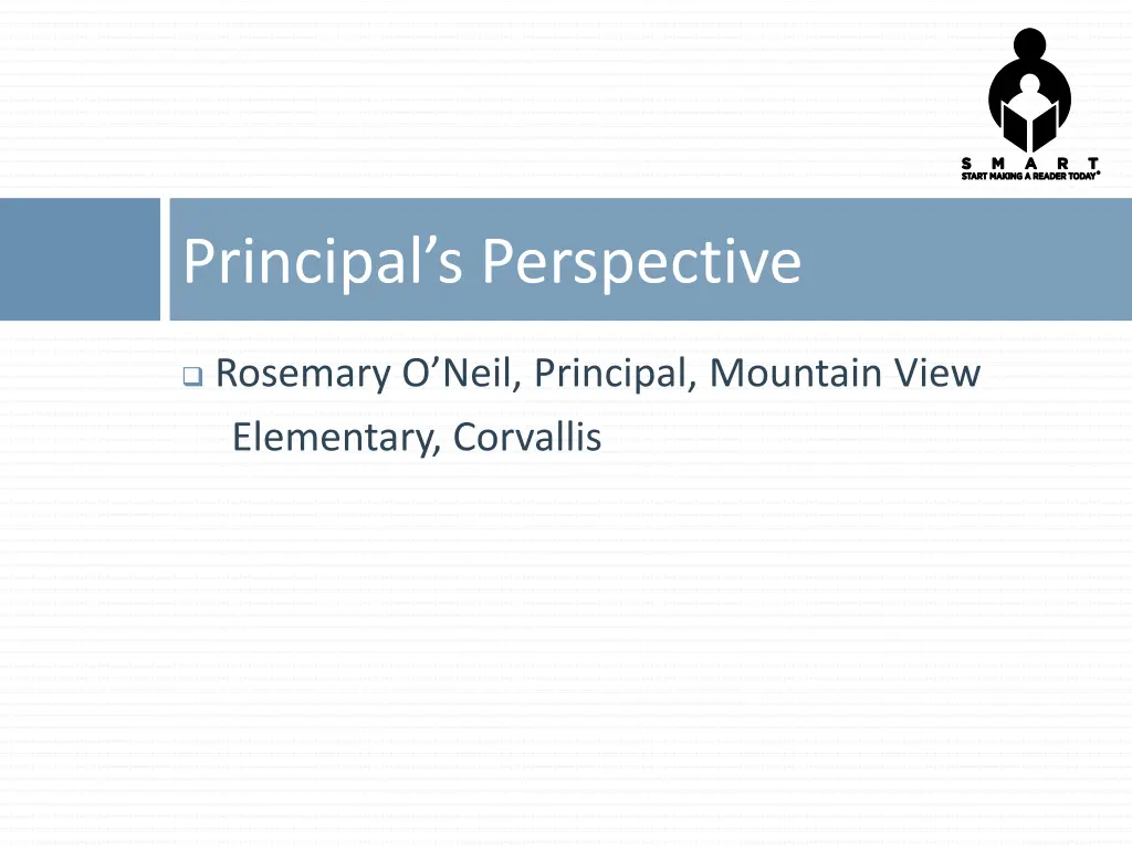 principal s perspective