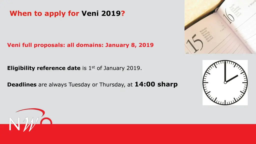 when to apply for veni 2019