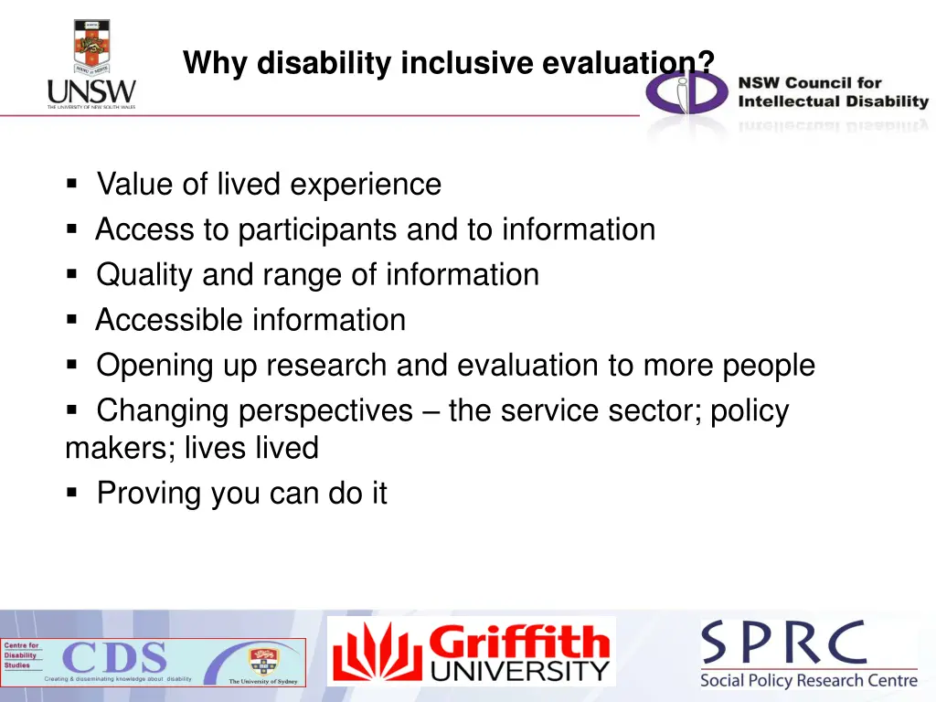 why disability inclusive evaluation