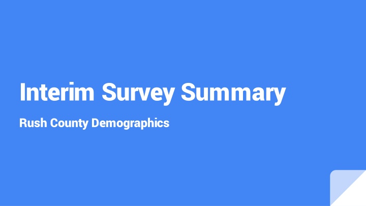 interim survey summary