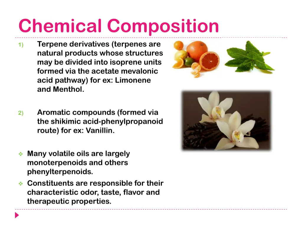 chemical composition terpene derivatives terpenes