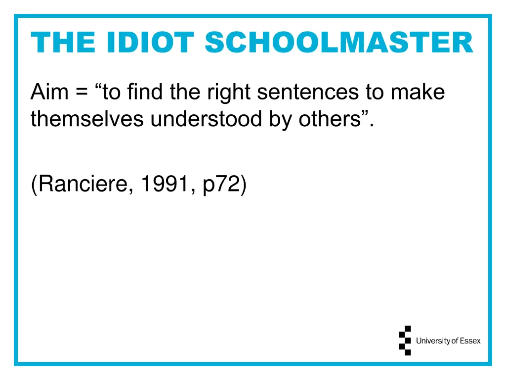 the idiot schoolmaster 2