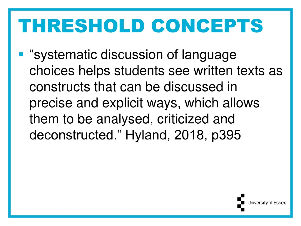 threshold concepts 2