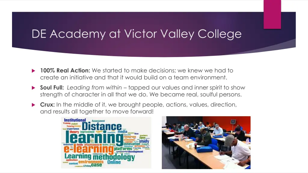 de academy at victor valley college