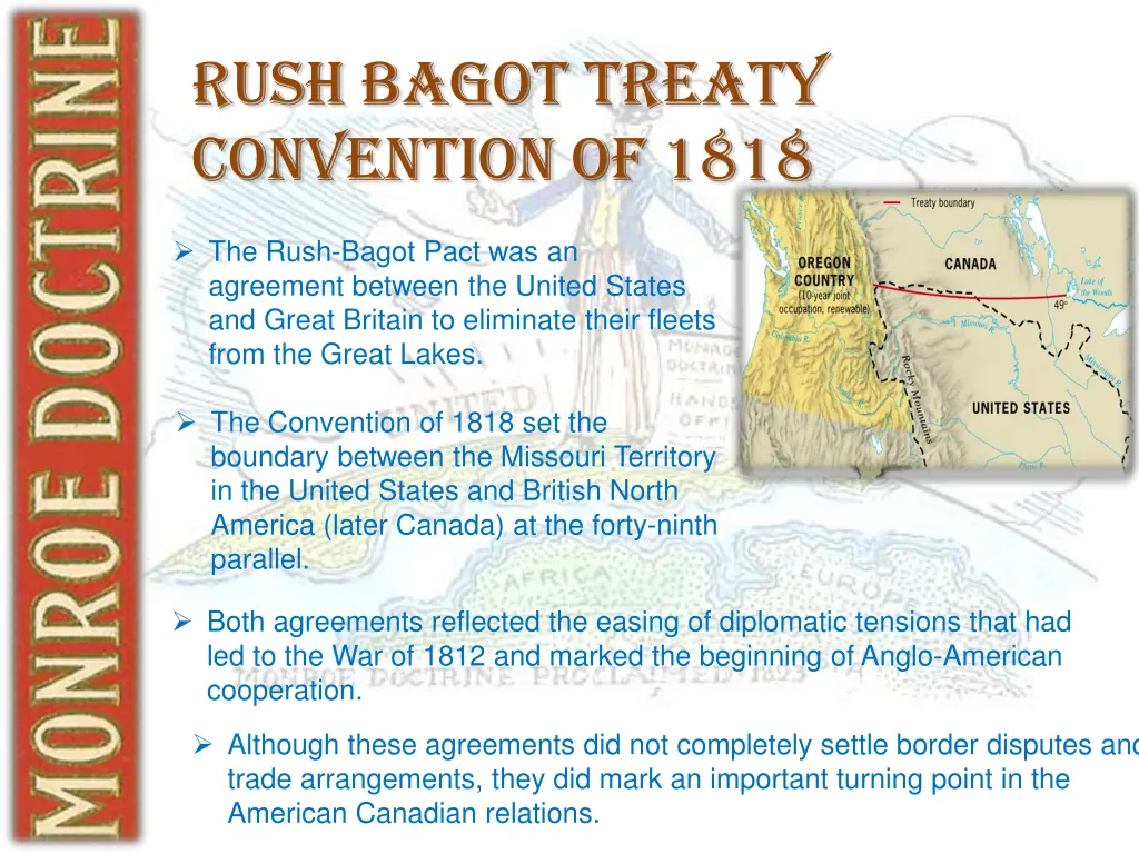 rush bagot treaty convention of 1818