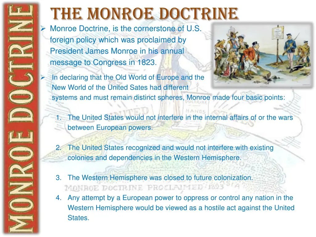 the monroe doctrine monroe doctrine