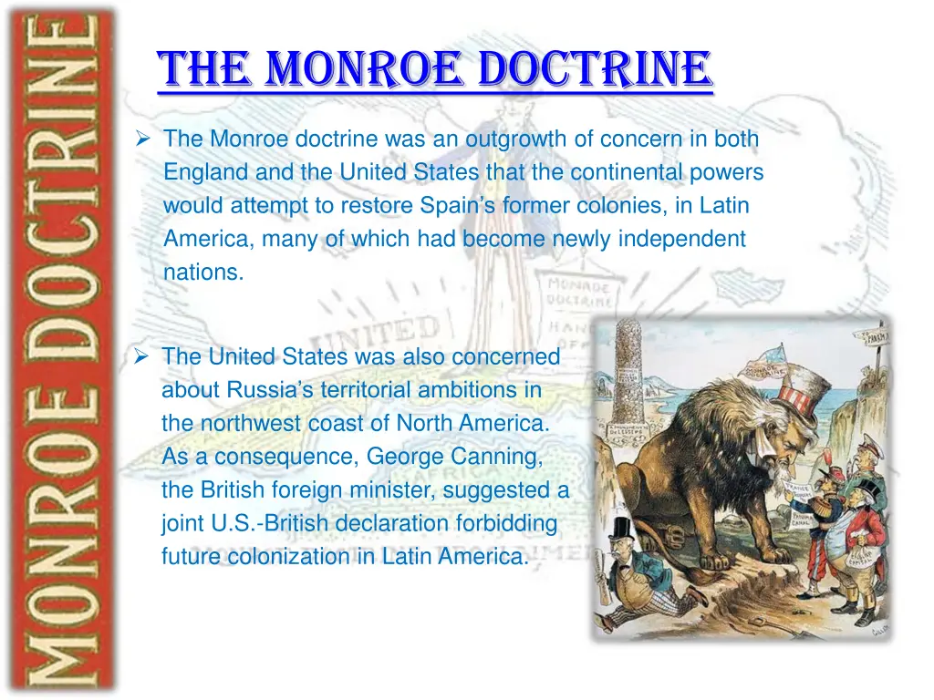 the monroe doctrine