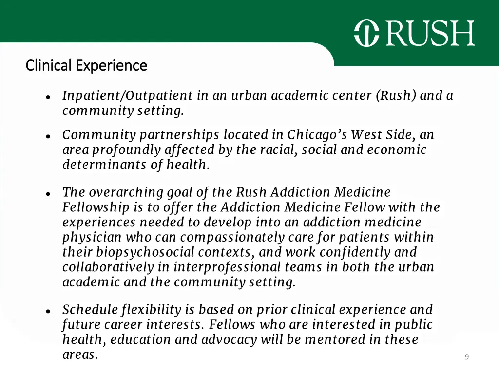 clinical experience clinical experience