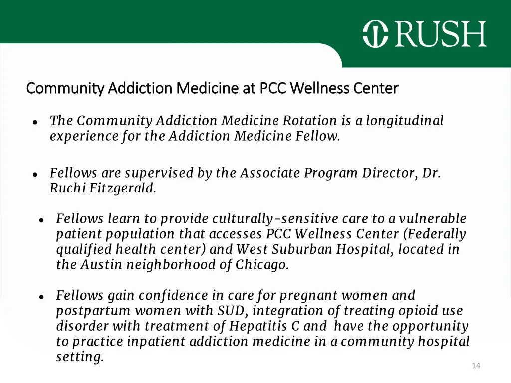 community addiction medicine at pcc wellness