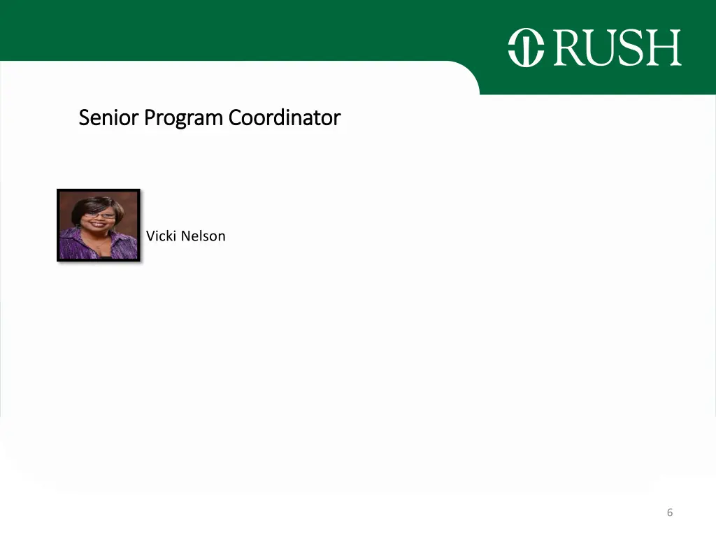 senior program coordinator senior program