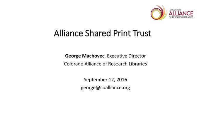 alliance shared print trust alliance shared print