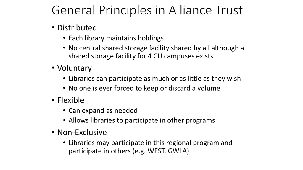 general principles in alliance trust