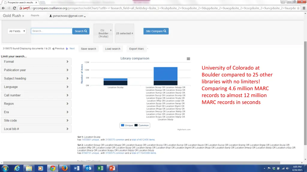 university of colorado at boulder compared