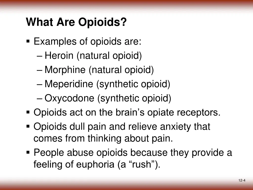 what are opioids