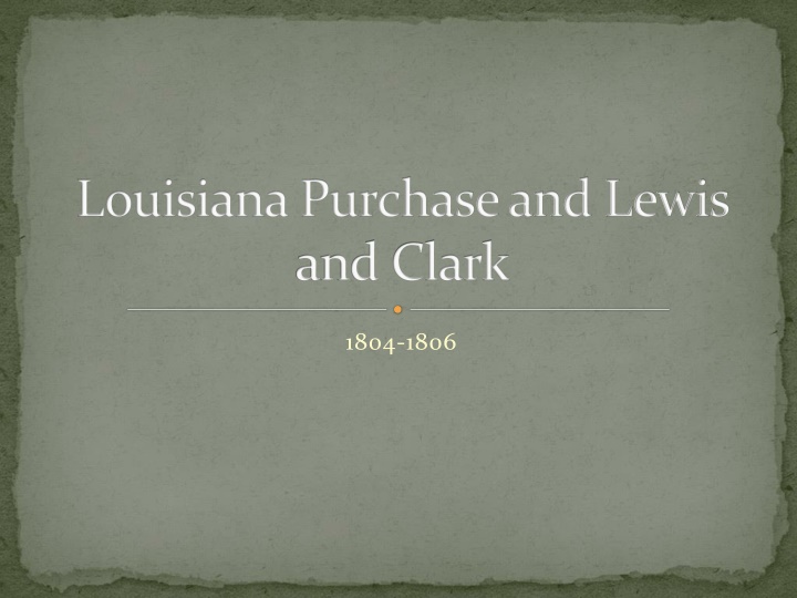 louisiana purchase and lewis and clark