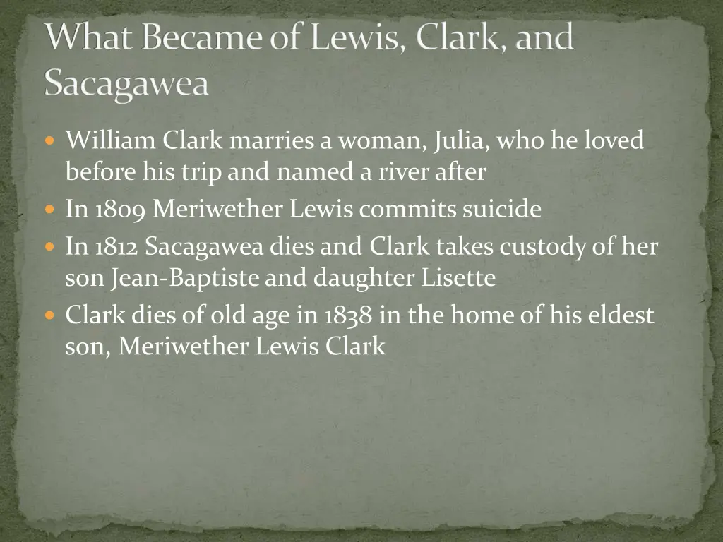 what became of lewis clark and sacagawea