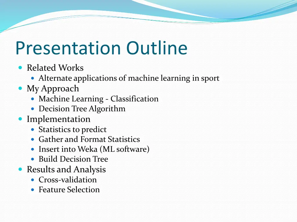 presentation outline related works alternate