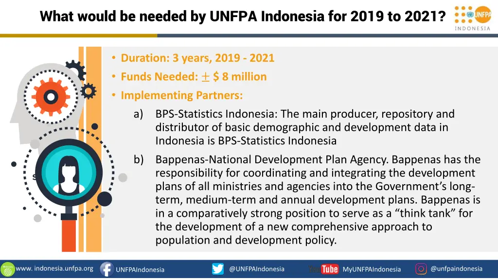 what would be needed by unfpa indonesia for 2019