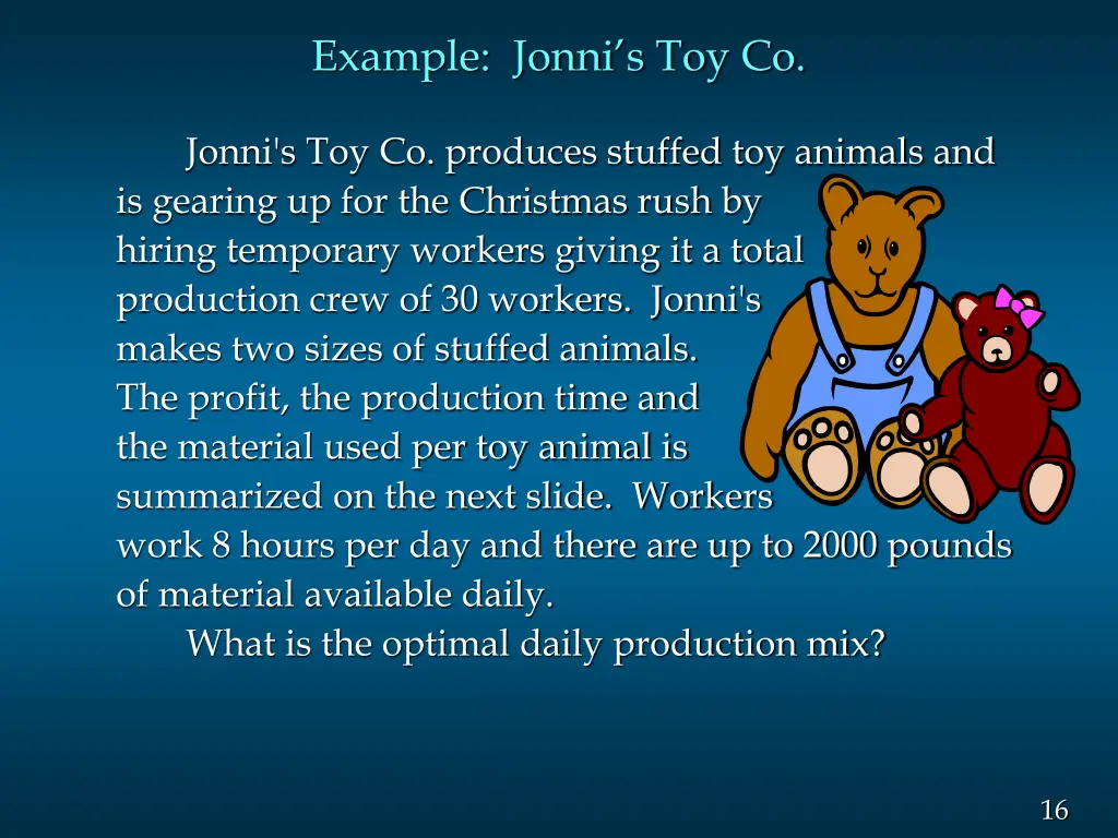 example jonni s toy co