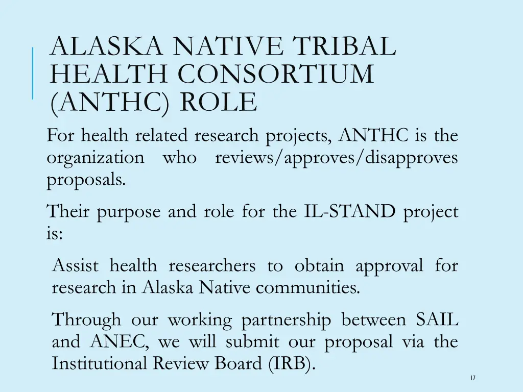 alaska native tribal health consortium anthc role