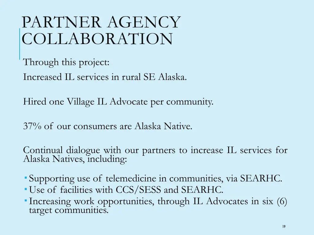 partner agency collaboration