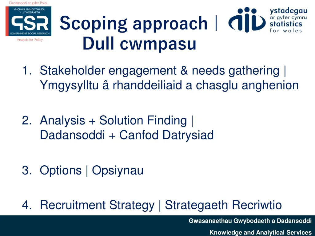 scoping approach dull cwmpasu