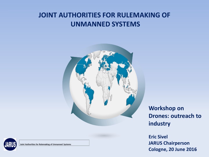 joint authorities for rulemaking of unmanned