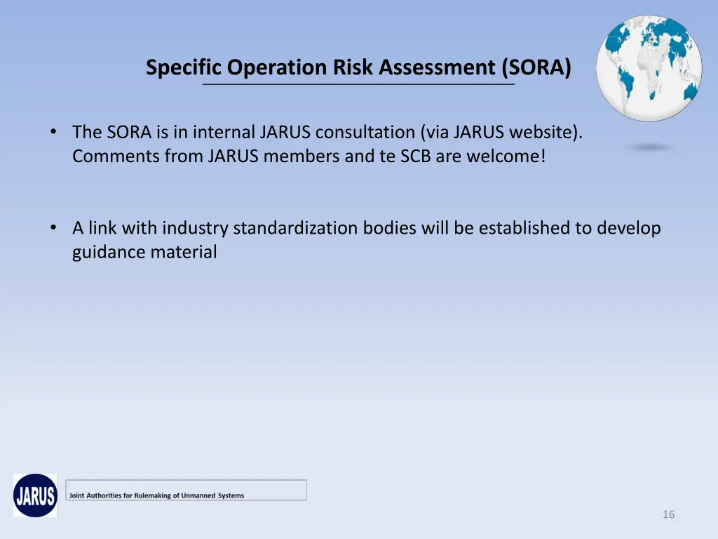 specific operation risk assessment sora 3