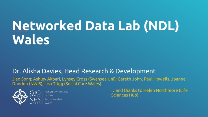 networked data lab ndl wales