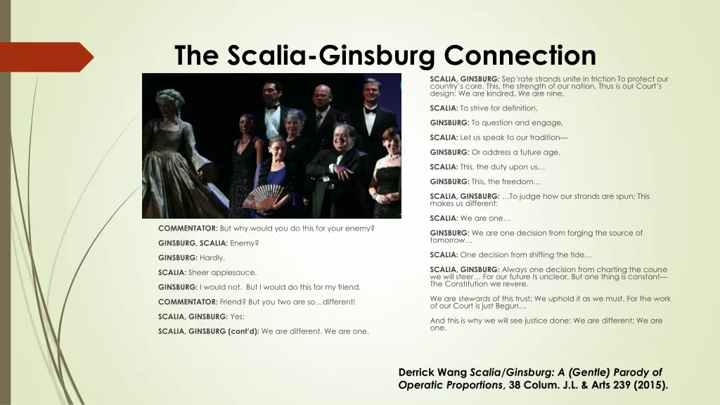 the scalia ginsburg connection 1