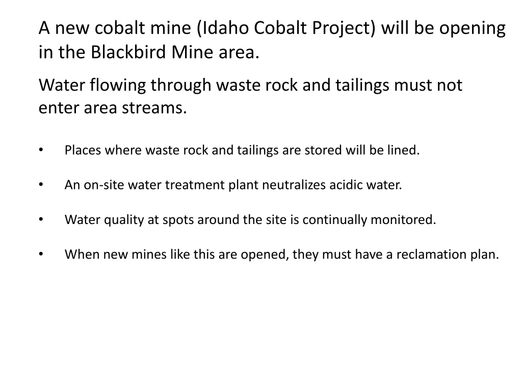 a new cobalt mine idaho cobalt project will