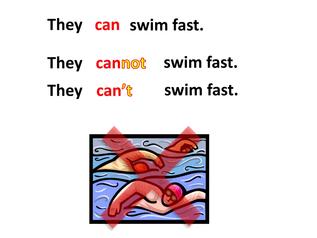 they can swim fast